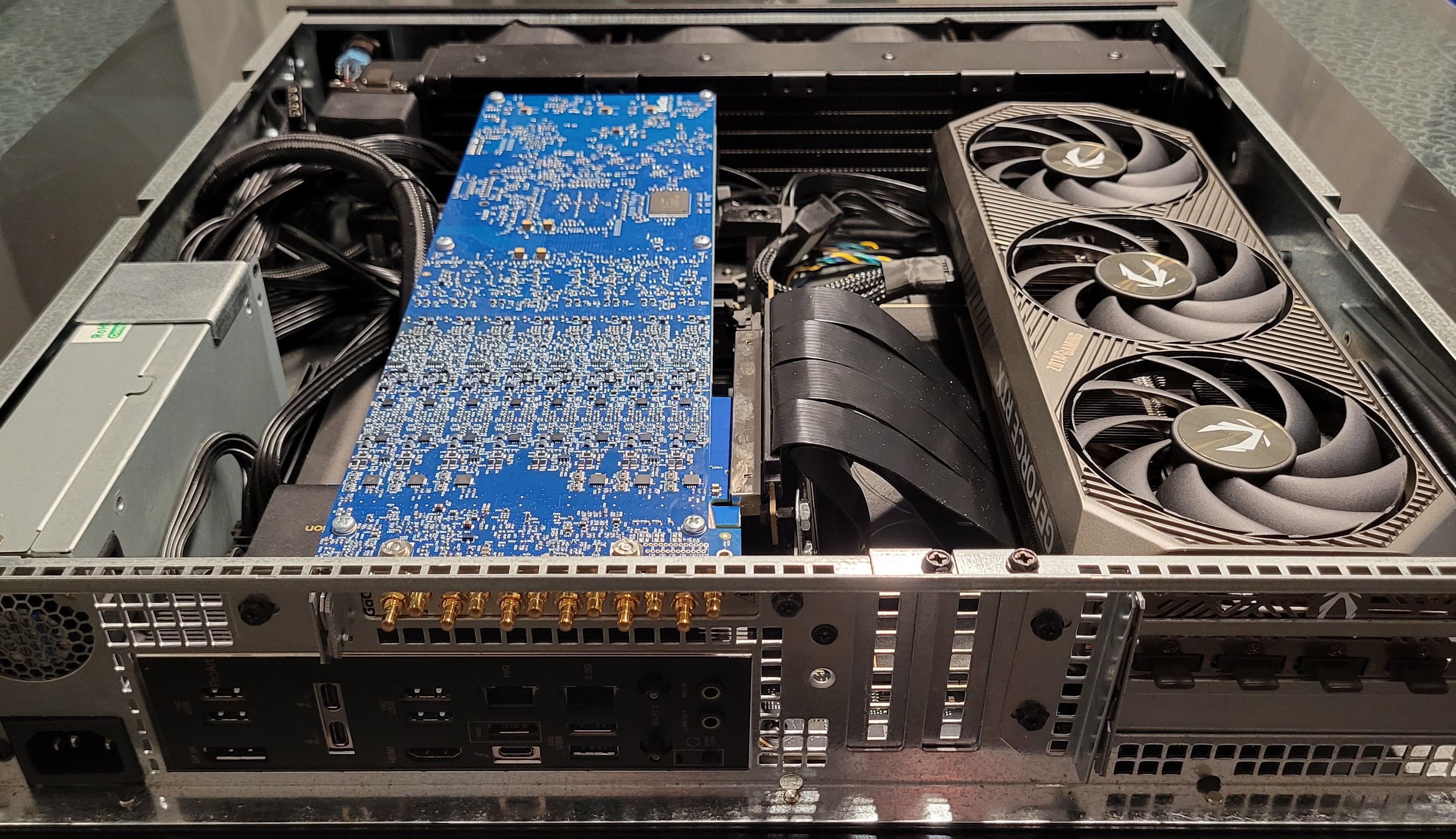 2U rack mount system